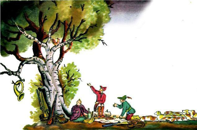 &laquo;Три зверолова&raquo; англ., обр. С. Маршака 3