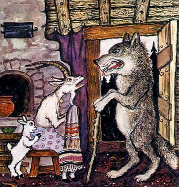 &laquo;Волк и козлята&raquo;, обр. А. Н. Толстого 9