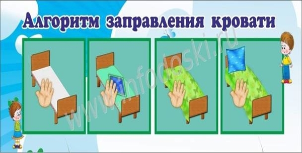 Алгоритм уборки игрушек в детском саду в картинках