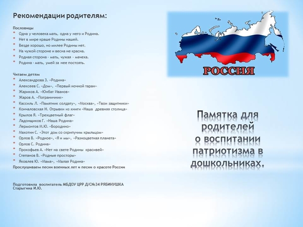 Проект по патриотическому воспитанию в средней группе с чего начинается родина