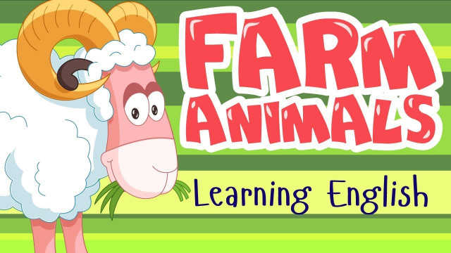 FARM ANIMALS for kids || Learning English - animals for children
