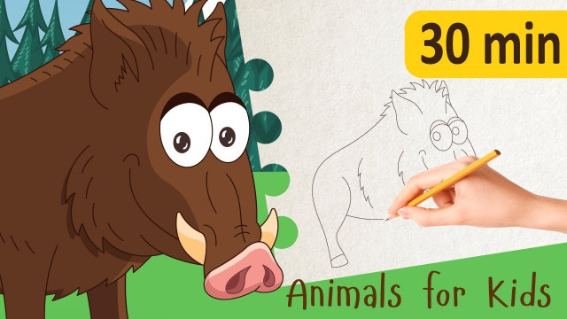 Learning animals for kids || Videos for toddlers || Learn English for kids