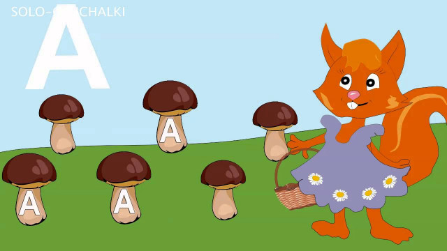 Сказка про букву А-Развивающие мультфильмы для самых маленьких-Учим буквы-буква А